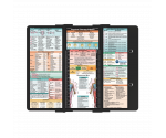 WhiteCoat Clipboard® Trifold - Black Physical Therapy Edition